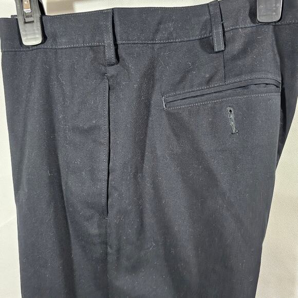Lands' End Traditional Fit Plain Front Cuffed Chino Pants Men's Size 36 - Picture 3 of 10